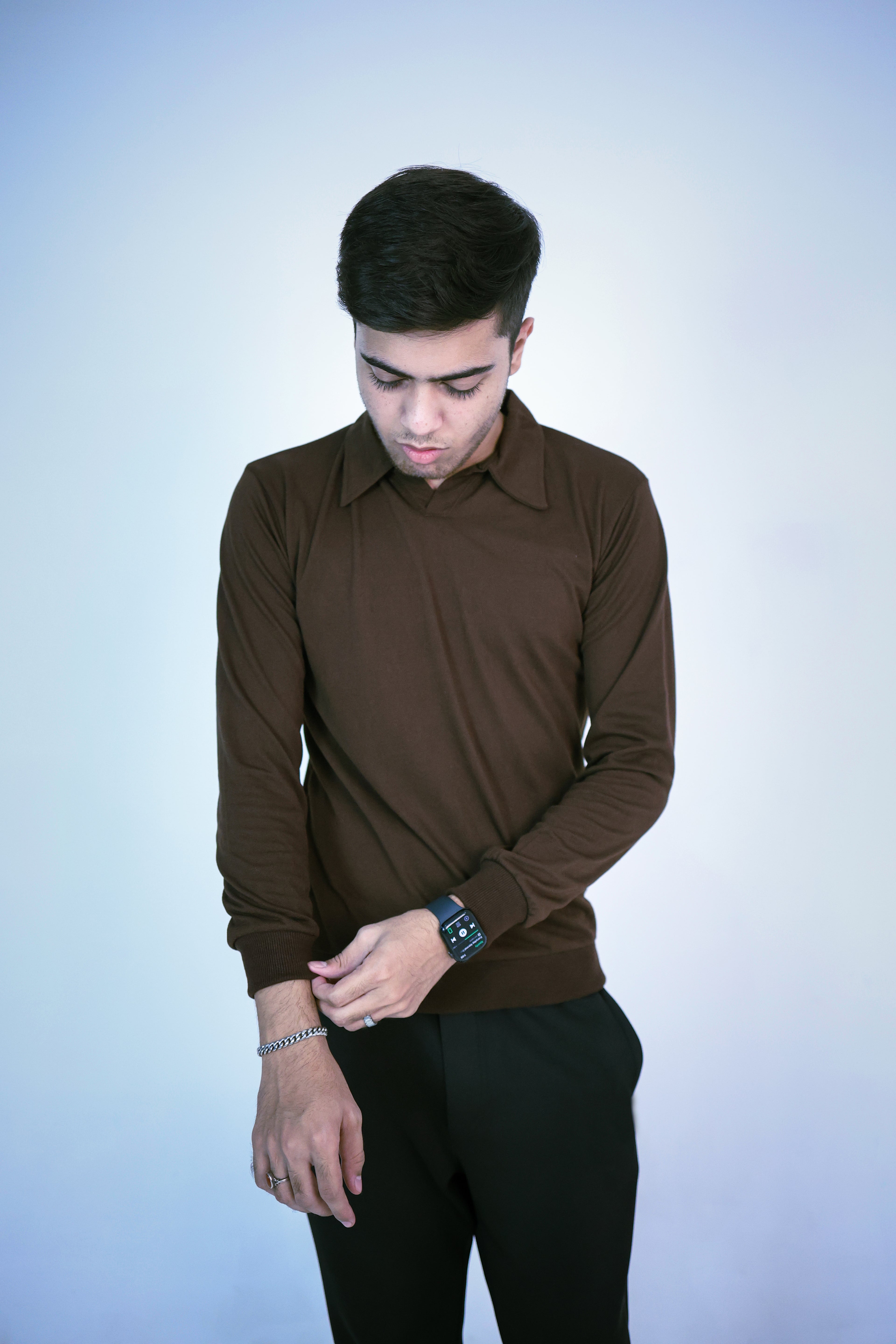Johny Colllar Polo cinnamon brown